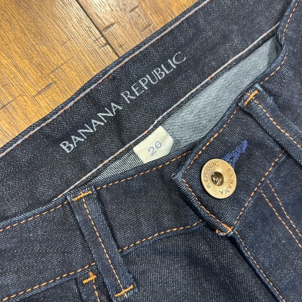 Banana Republic Dark Blue Flare Jeans - Picture 2 of 5